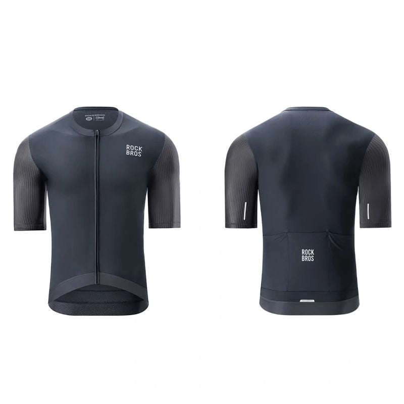 Rockbros 15200025 Short Sleeve Cycling Jersey Size S - Black czarny \ s póló
