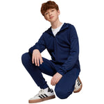 Adidas Tiro 25 Full-Zip Kids' Sweatshirt, Navy sötétkék gyerek pulóver JC5127