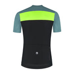 Rogelli CORE BLOCK T-shirt black-turquoise-yellow 7XL sárga póló