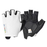 Rockbros ROAD TO SKY Short Shock Absorbing Cycling Gloves S - White s \ biały kesztyű 16220043002-211640
