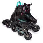 Meteor Roller Skates L 38-43 Buzzy Black/Pink/Mint