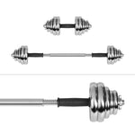 Rebel Active Adjustable Chrome Dumbbells In Case With Bar, Set 30 Kg edzőfelszerelés RBA-2326-30