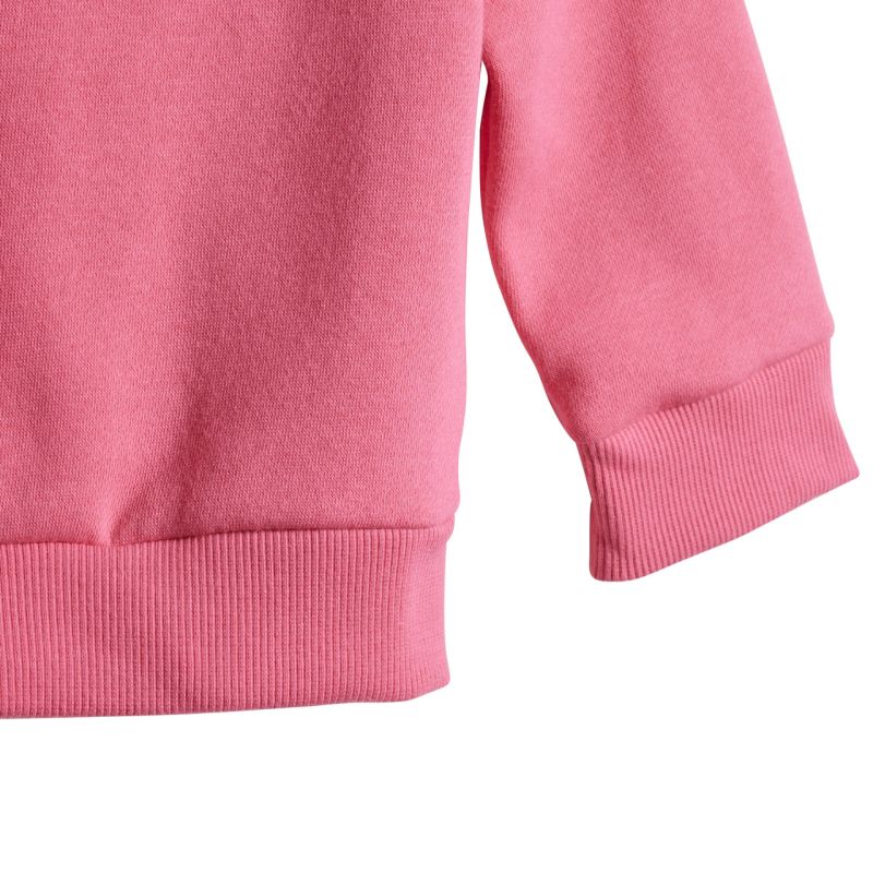 Adidas Essentials Pink and Gray Kids Tracksuit JY0303