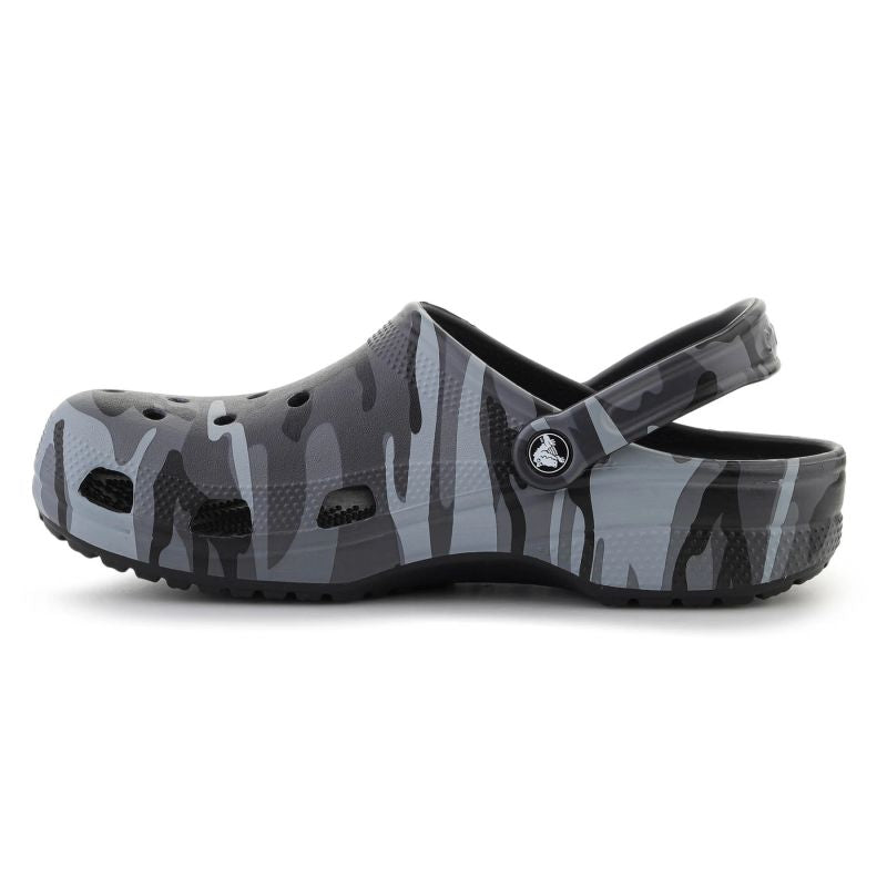Crocs Classic Camouflage Clog Black/Slate Gray