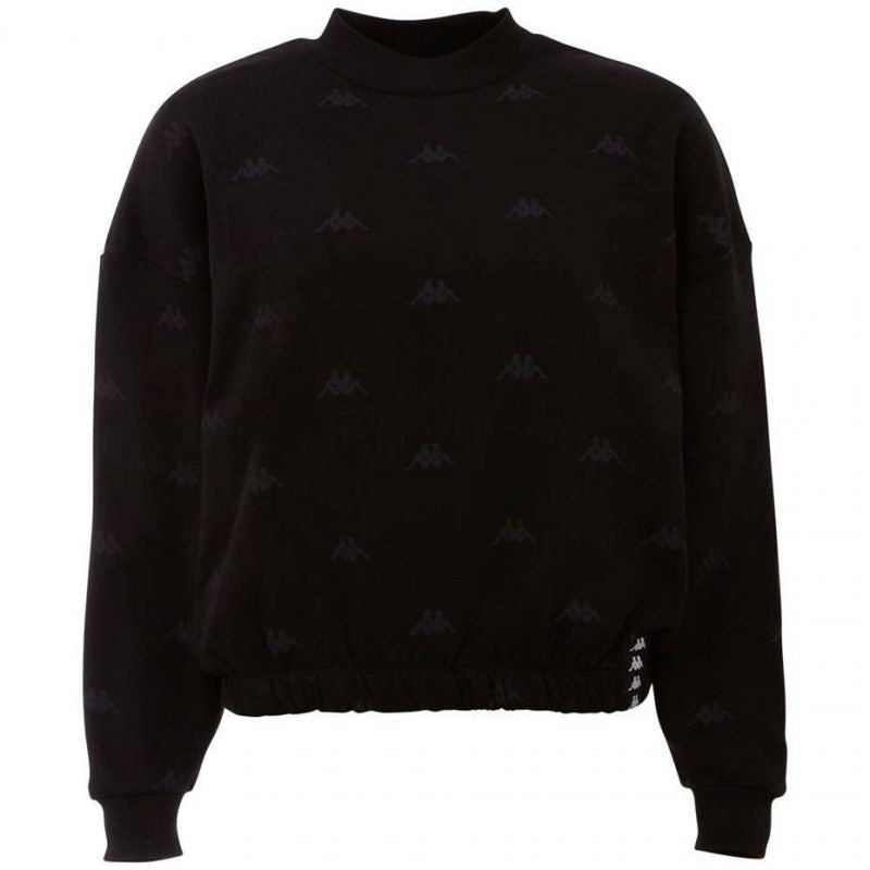 Kappa Ignara Sweatshirt W fekete pulóver 30909119-4006