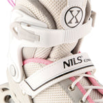 Nils Extreme 2-in-1 GREY-PINK SIZE L (39–43) HOCKEY INLINE SKATES WITH REPLACEABLE HOCKEY BLADE rózsaszín korcsolya 16-21-111