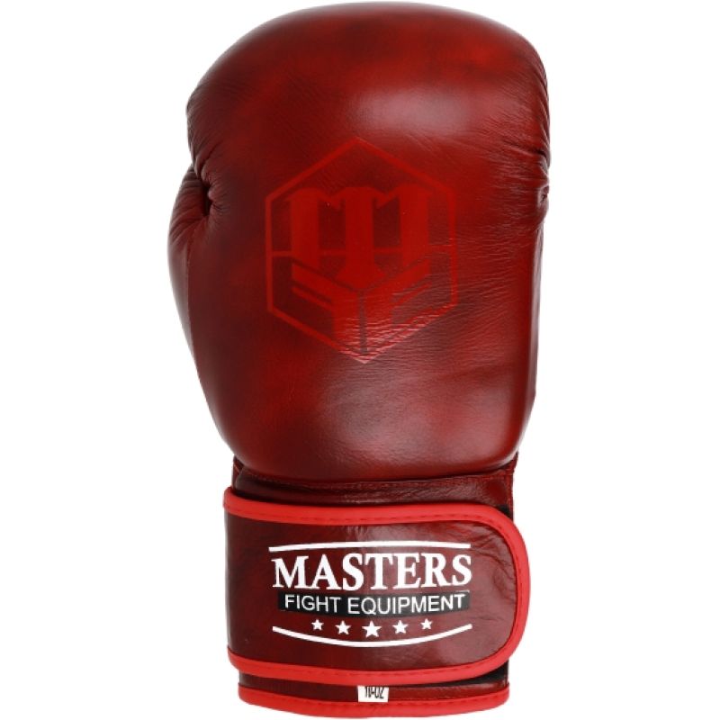 MASTERS FIGHT EQUIPMENT MASTERS RUBY RBT-BR-LX 10 oz Boxing Gloves bordó kesztyű 01851-10