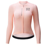 Rockbros 15110012010 ROAD TO SKY women's cycling jersey long sleeve S - pink s \ różowy póló
