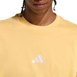 Adidas Essentials Small Logo Single Jersey Men's T-Shirt, Yellow sárga férfi póló KT0561