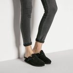 Birkenstock Boston Shearling Black Women's Wool Insulated Clogs in Suede Leather Narrow (0259883) Kiegészítő