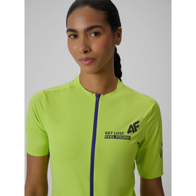 Women's cycling jersey with UPF50+ filter 4F