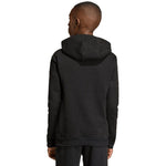 adidas Entrada 26 Hoody black JZ6569 104cm kapucnis pulóver