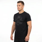 DBX Bushido Men's T-shirt Black Cotton T-shirt fekete póló TSRA-190-BK