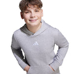 adidas Essentials Hoodie for kids gray JV9995 128 cm kapucnis pulóver
