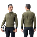 Rockbros Winter Fleece Double Layer Cycling Size XL - Green zielony \ xl dzseki