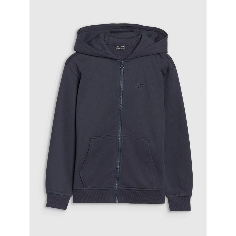 4F Girls’ Zip-Up Hoodie gyerek kapucnis pulóver 4FJWMM00TSWSF1861-31S
