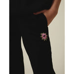Girls' wide-leg sweatpants 4F