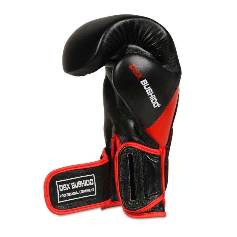 DBX Bushido 10oz Boxing Gloves - Blaze Red - Legacy Series piros kesztyű