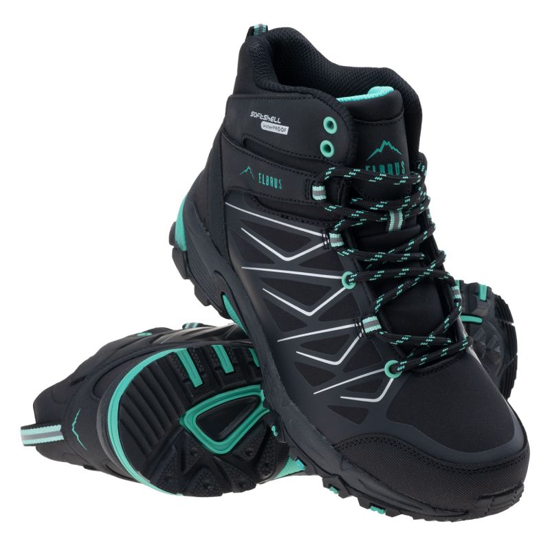 Elbrus Mabby Mid Wp W fekete cipő