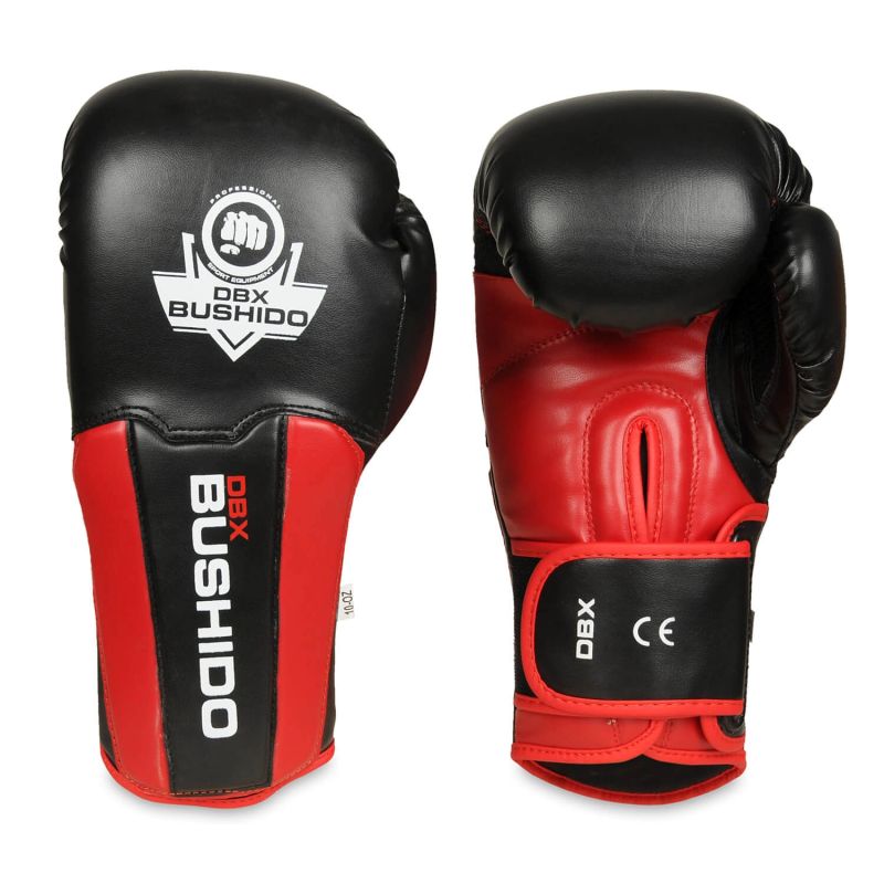 DBX Bushido 12oz Boxing Gloves - Phantom Red - Valor Series piros kesztyű