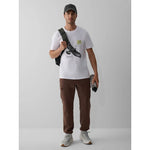4F Men's regular printed T-shirt férfi póló 4FKAW26TTSHM4499-10S