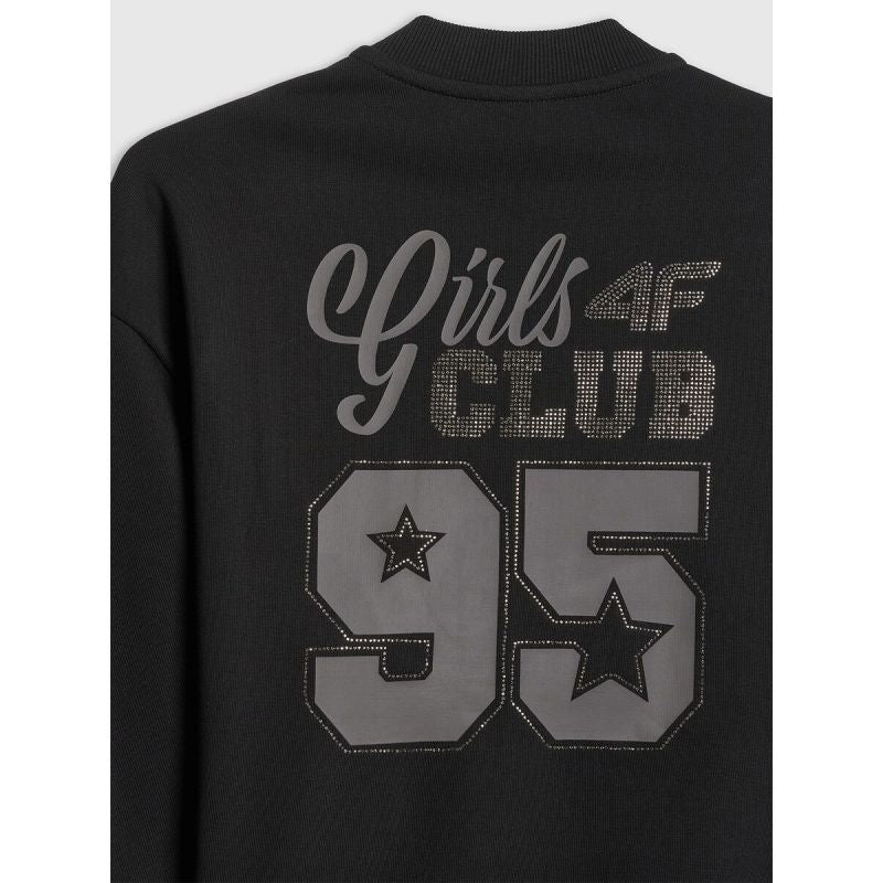 4F Girls' loose sweatshirt without hood 158/164 kapucnis pulóver 4FJRSS26TSWSF2626-20S