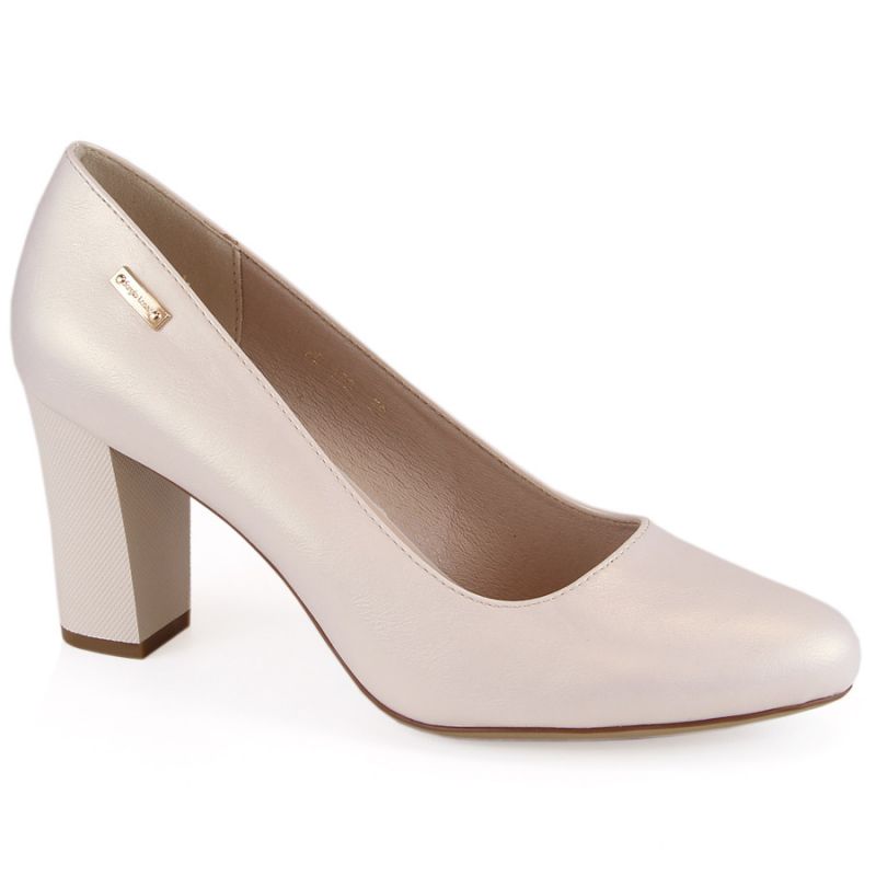Inny Sergio Leone W beige pearl heel pumps bézs utcai cipő SK193B