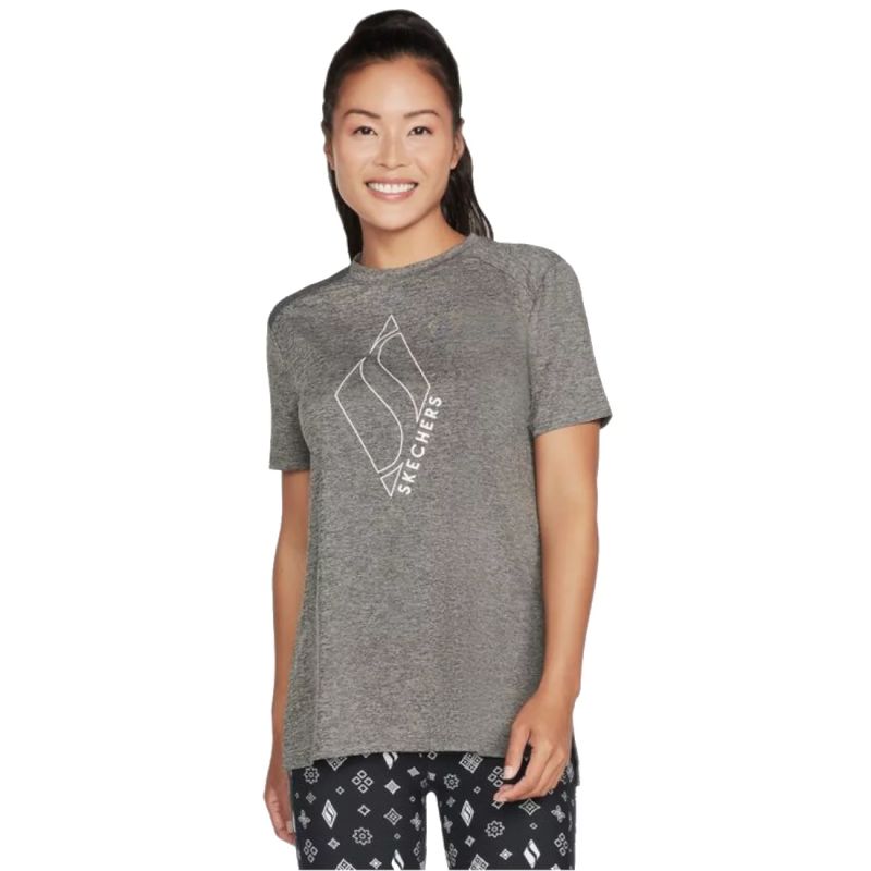 Skechers Diamond Blissful Tee szürke póló