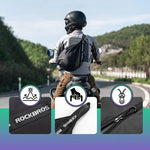 Rockbros H34 Backpack with Helmet Holder - Black fekete hátizsák