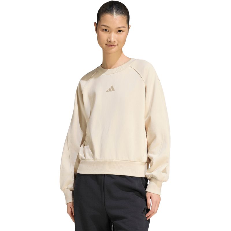 Adidas Women's Kit Small Logo sweatshirt beige 2xs póló KV9823