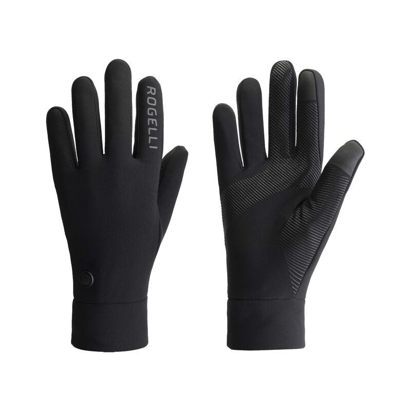 Rogelli ESSENTIAL THERMAL gloves black 2XL fekete kesztyű