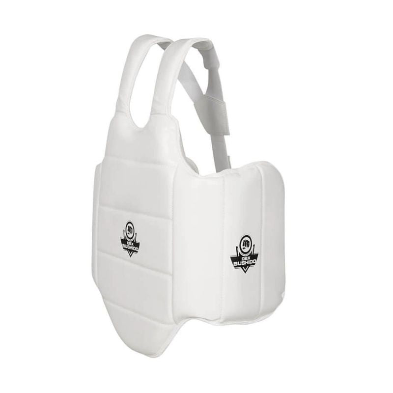 DBX Bushido White Abdominal and Torso Protector - fehér protectors and knee pads