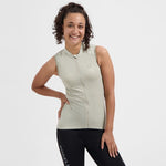 Rogelli women's sleeveless cycling jersey ESSENTIAL taupe női kerékpáros ruha SIRC2020001.920.XS