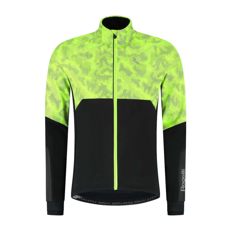 Rogelli winter jacket ESSENTIAL HIVIS II fluor 4XL fekete kötött sapka SIRC1100004.500.4XL
