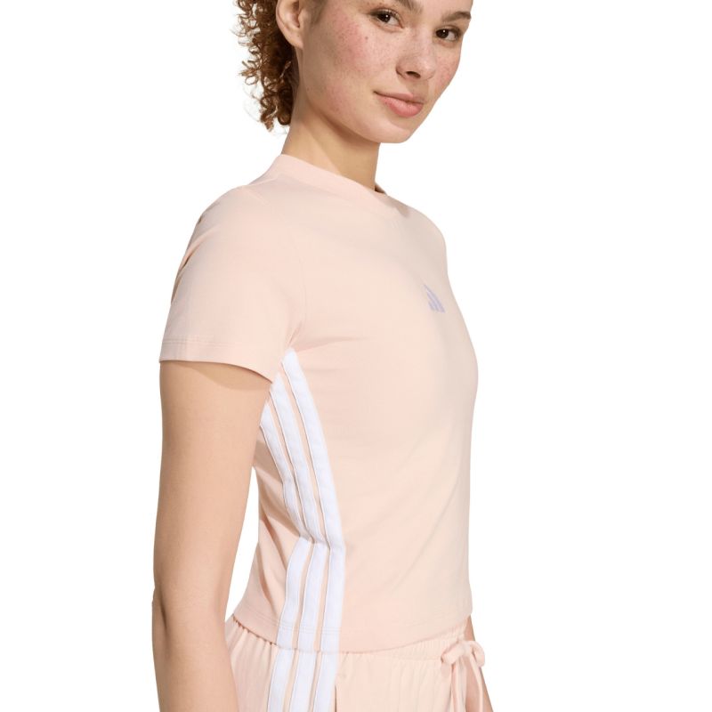 Adidas Essentials 3-Stripes Slim Baby T-shirt, Pastel Pink 2xs póló KD2343