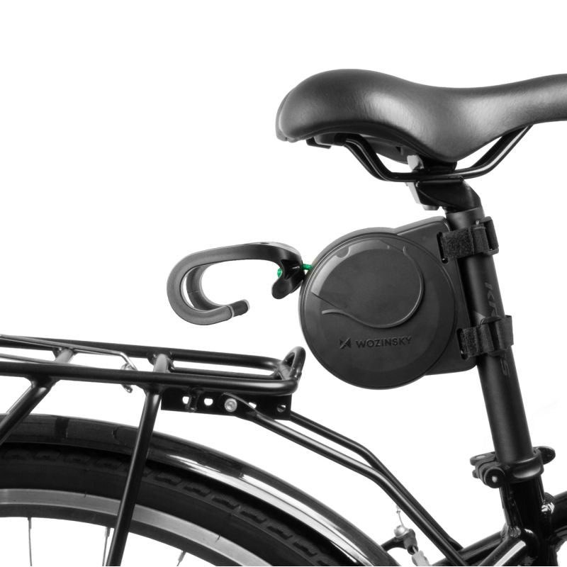 Wozinsky WLH-K2 tow rope for children's bike 2.6 m self-retracting - black fekete elektronika 304004-210633
