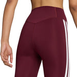 Adidas Women's Optime Essentials Workout 3-Stripes 7/8 bordó női leggings KT3772