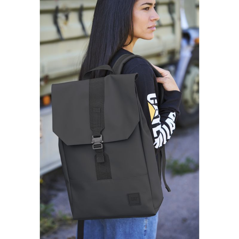 CAT CATerpillar Cherokee Rd. 18L Black Unisex City Backpack - uniwersalny hátizsák