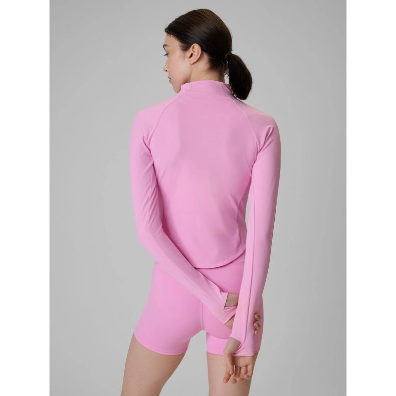 4F Women's slim quick-drying training sweatshirt ruházat 4FRSS26TFSWF0949-56S