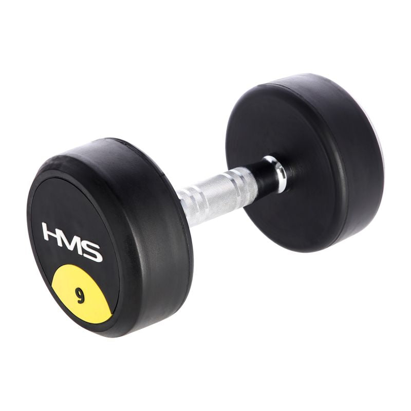 HMS Rubber-coated dumbbell 9kg HG PRO súlyzó 17-66-152
