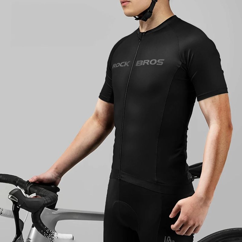 Rockbros 15120002007 Sleeve Cycling Jersey - Black xxxxl short