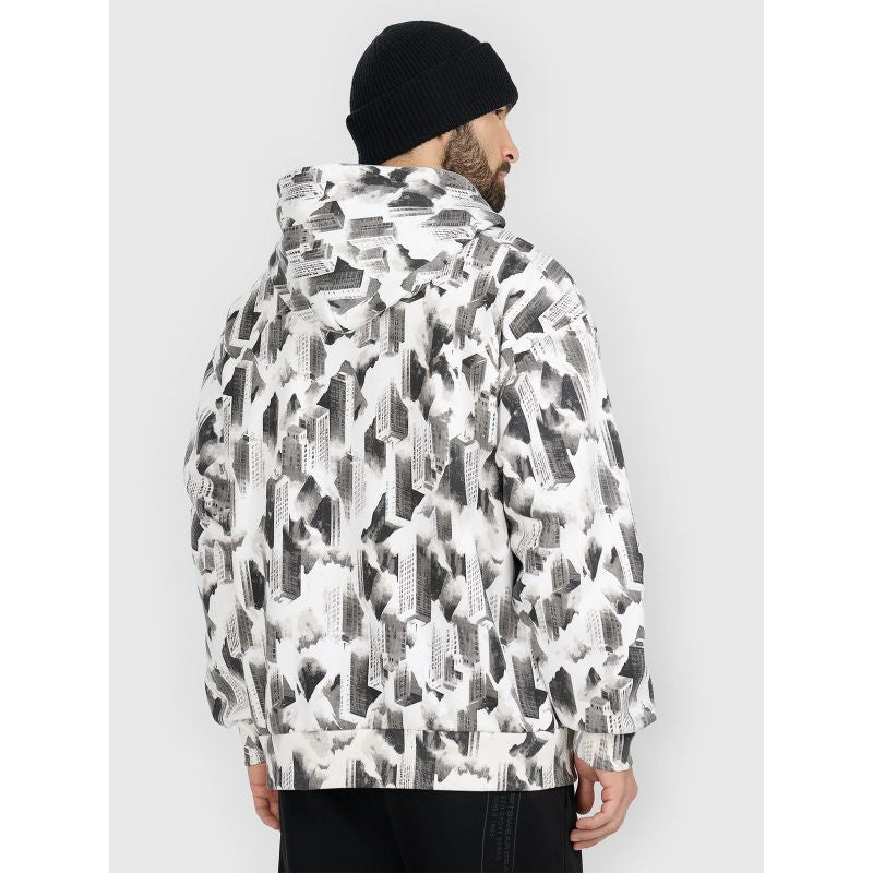 Men's loose hooded sweatshirt 4F 4FRAW25TSWSM2569-91A kapucnis pulóver