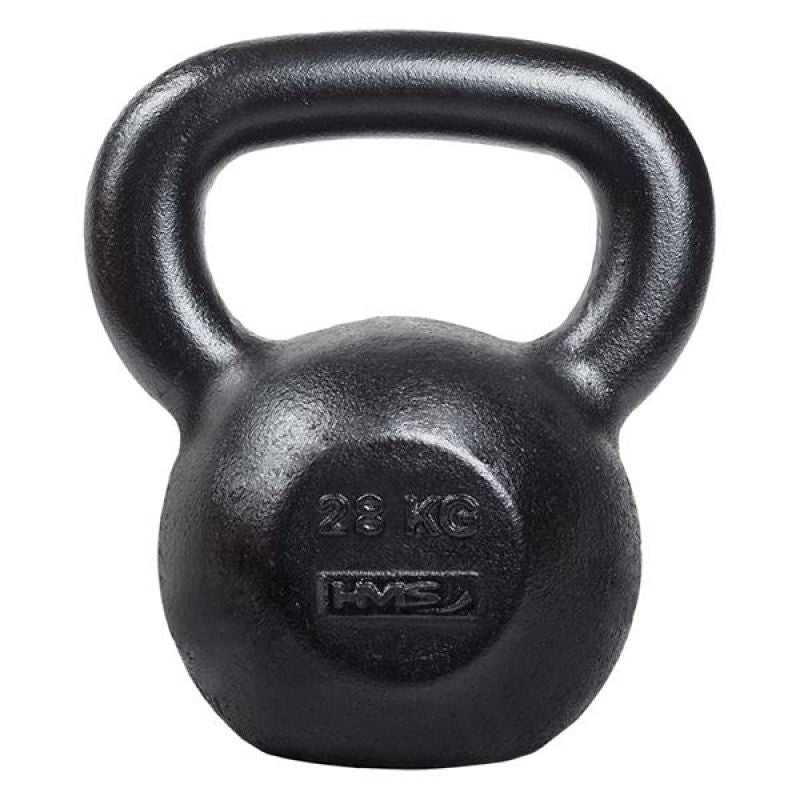 HMS Cast iron kettlebell KZG28 28kg fekete edzőfelszerelés 17-64-017