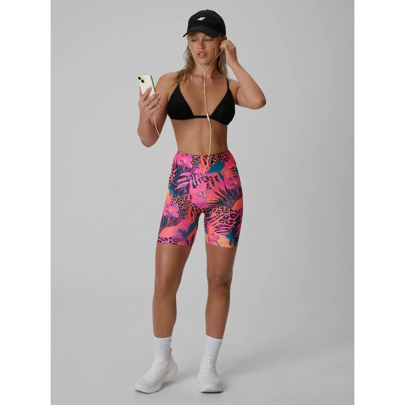Women's knitted cycling leggings 4F