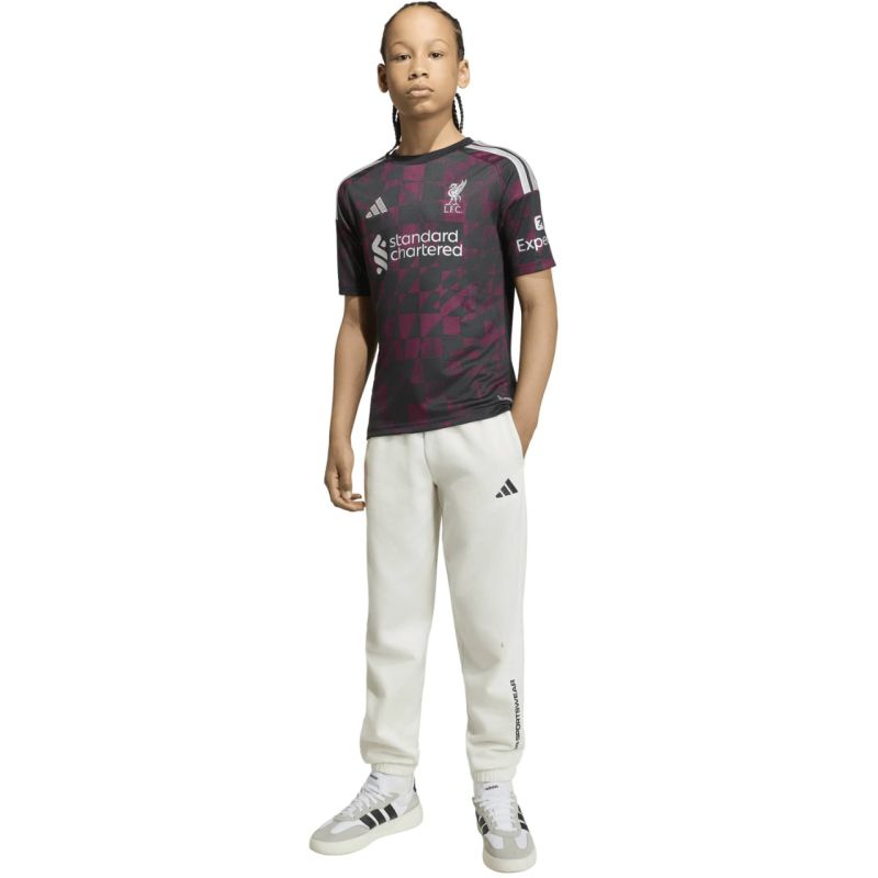 Adidas Liverpool FC 26/27 Third Jersey Kids' Shirt Black and rózsaszín kiegészítő KB8284