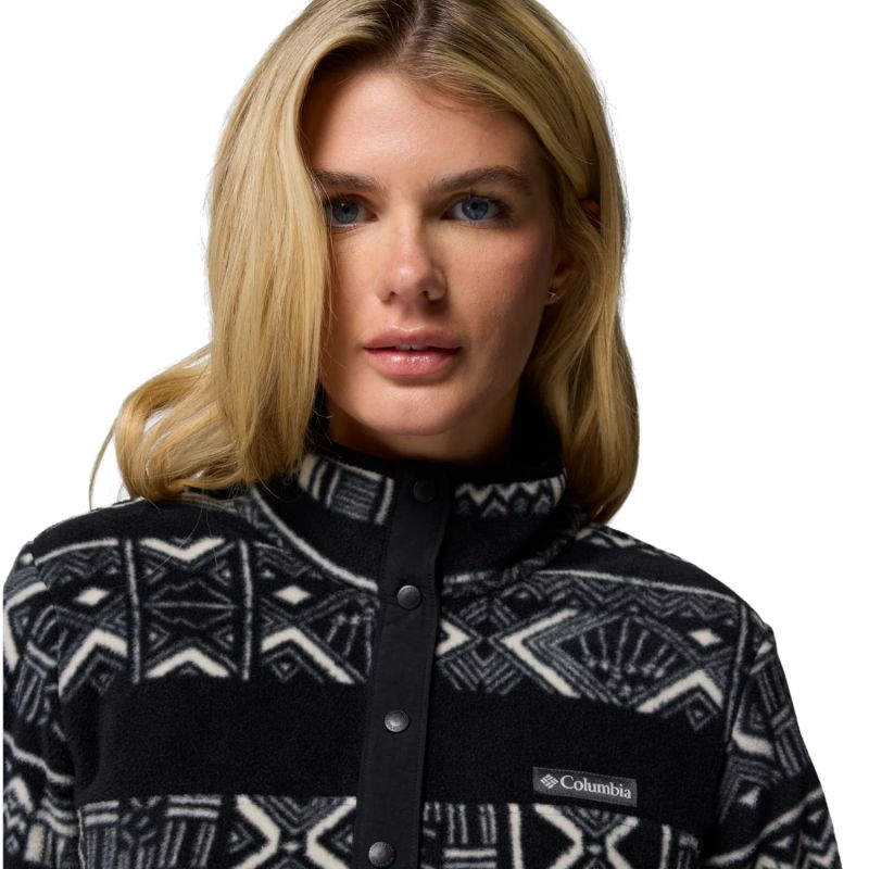 Columbia Benton Spring Printed 1/2 Snap 2085611012 Black L Kiegészítő