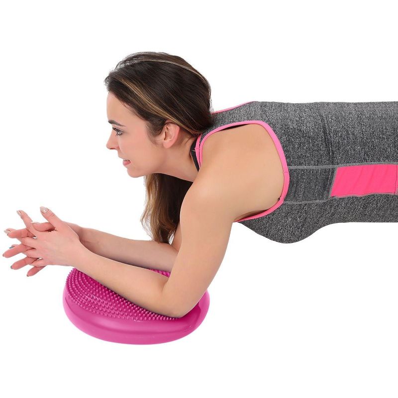 Sensormotor Disc Pillow With Pump 33 Cm Pink Enero Fit