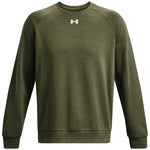 Under Armour Men’s Rival Fleece Crew Sweatshirt 1379755 khaki férfi pulóver 140639_XL