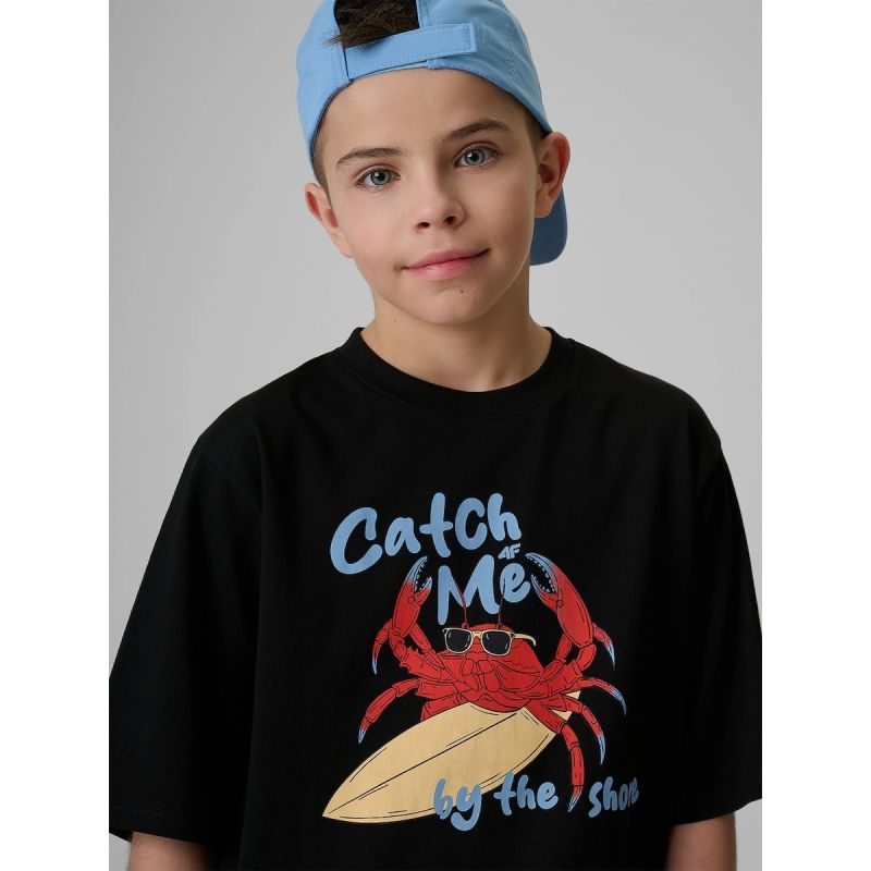 4F Boy's cotton T-shirt 158/164 ruházat 4FJRSS26TTSHM3903-20S