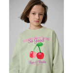 Girls' loose sweatshirt without hood 4F 4FJRSS26TSWSF2903-47S 158/164 kapucnis pulóver
